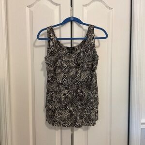 Style And Company size small layered ruffled shirt